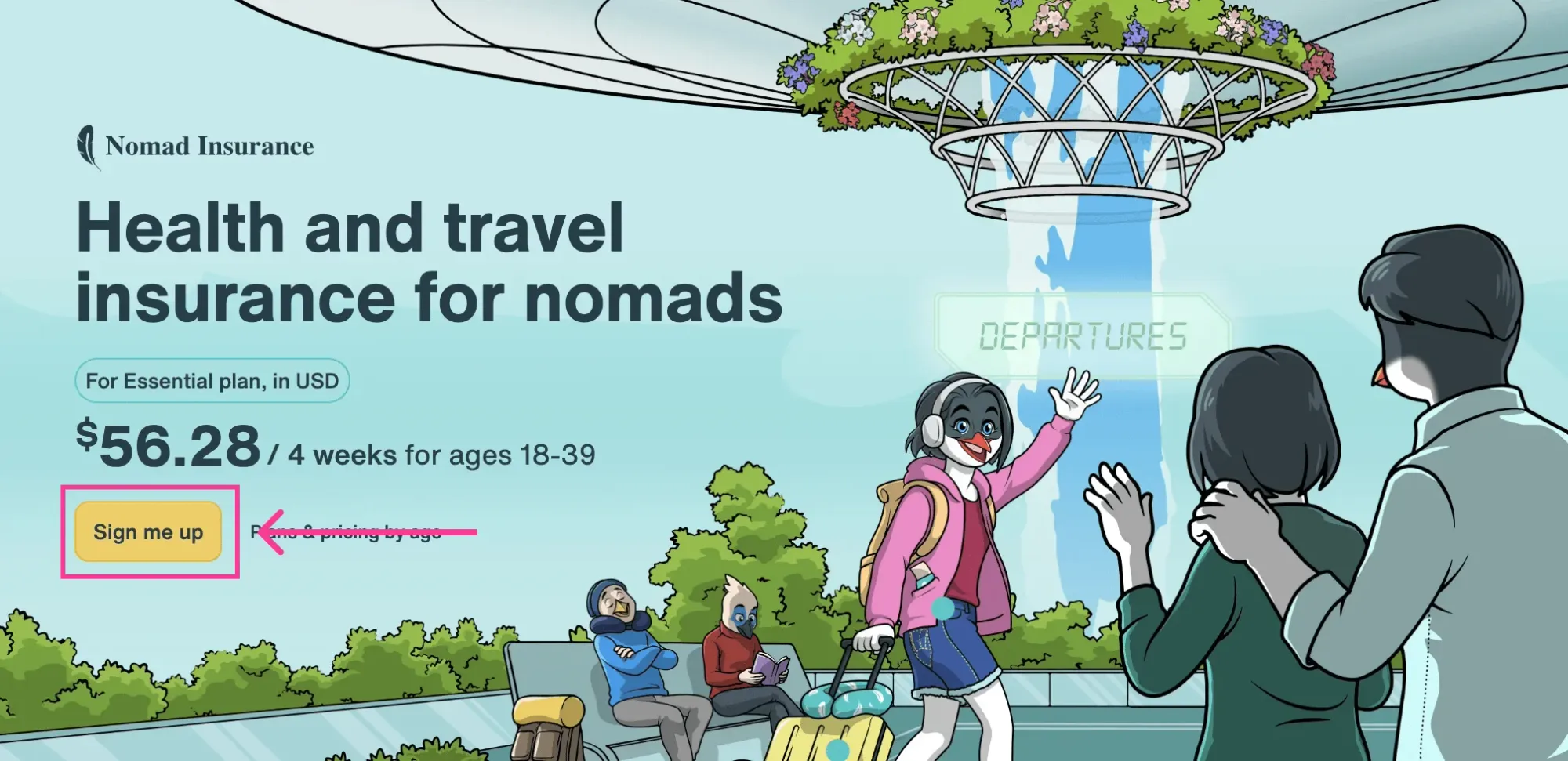 Nomad Insurance Complete Signup