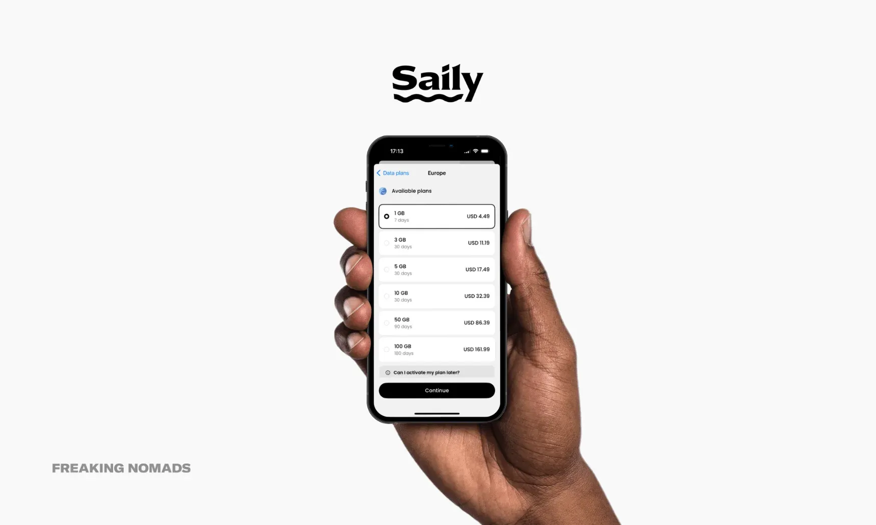 Saily Europe eSIM