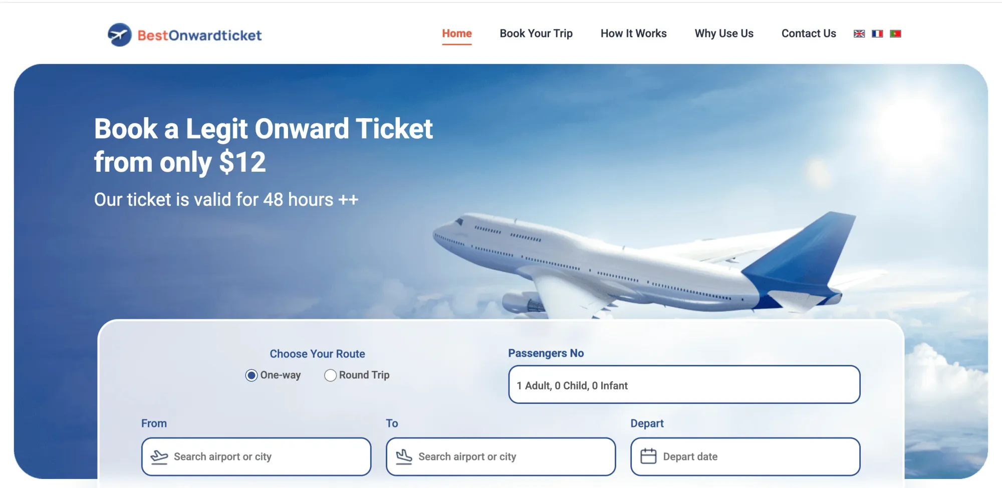 Best Onward Ticket