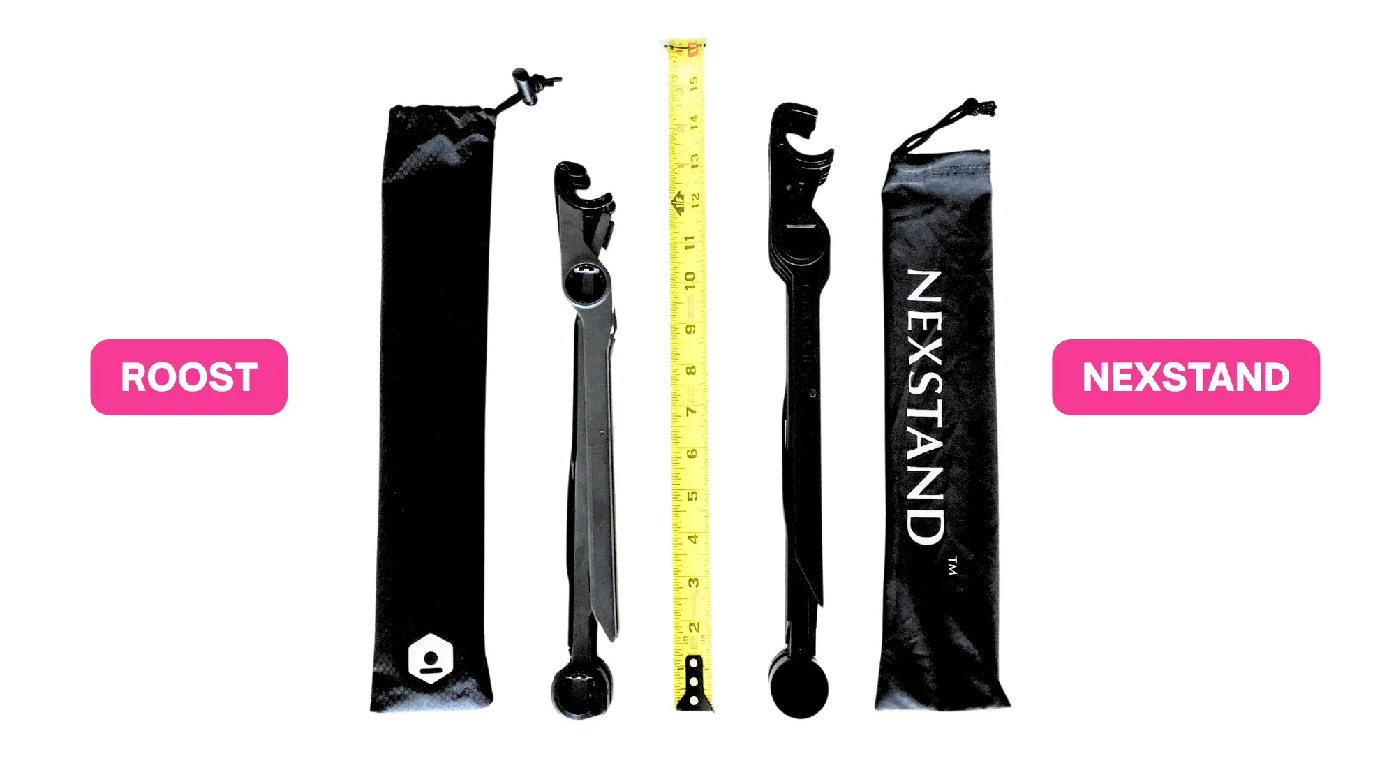 Roost vs Nexstand Laptop Stand Folded