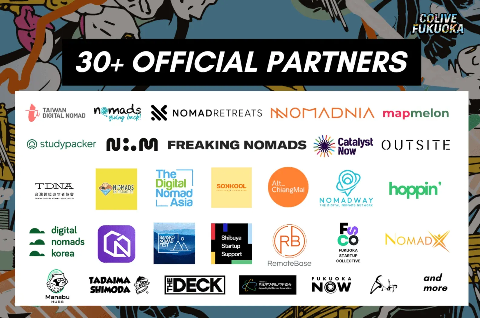 Colive Fukuoka Partnerships