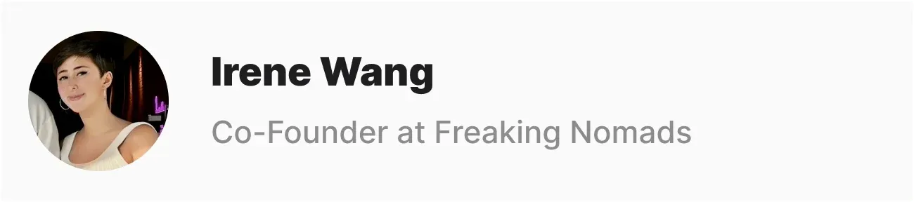 Irene Wang Signature