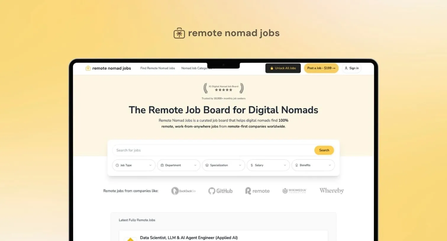 Remote Nomad Jobs