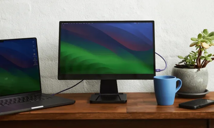 how to use a portable monitor as a second screen