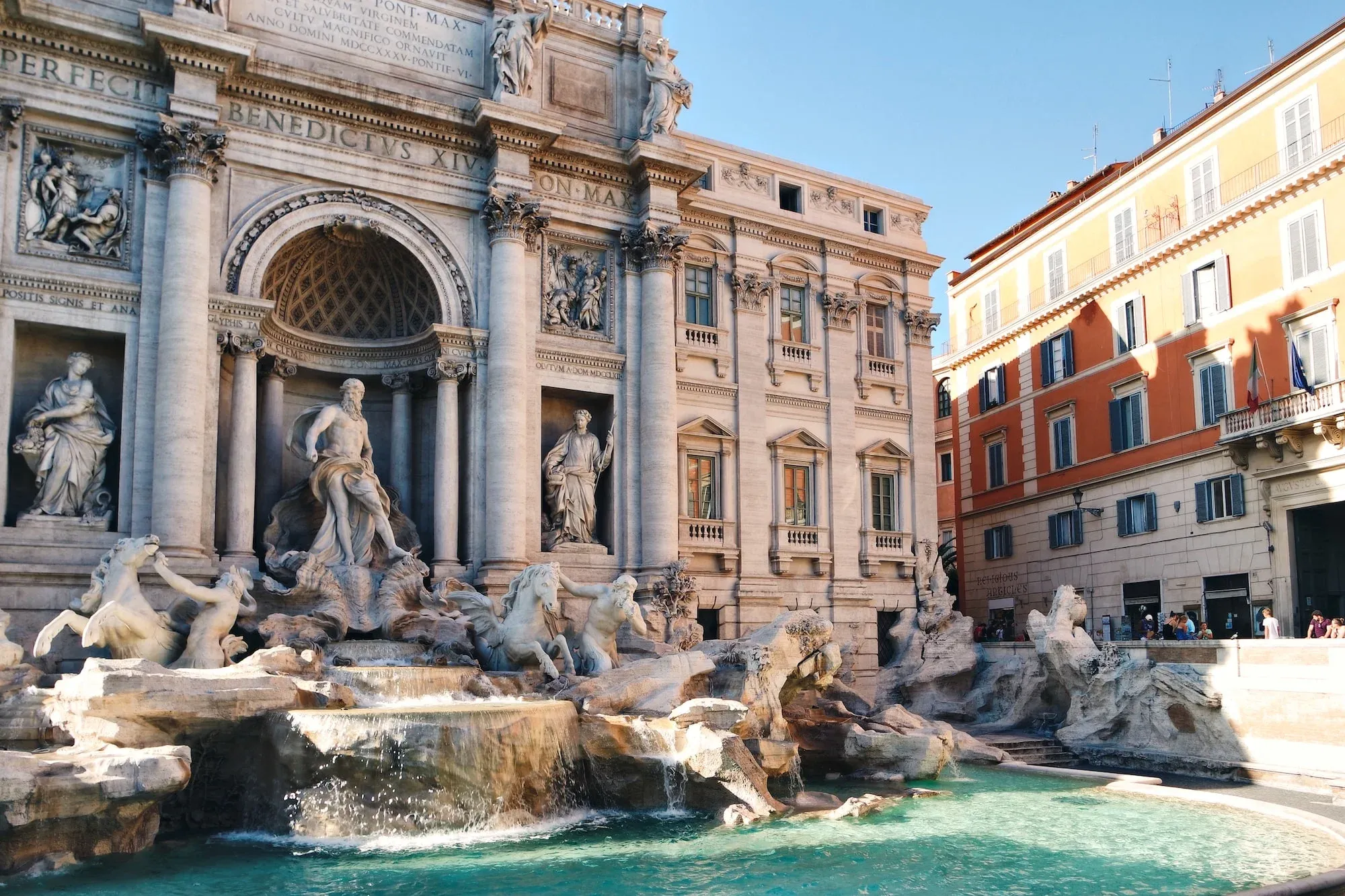 Immagine di Fontana di Trevi a Roma, Italia