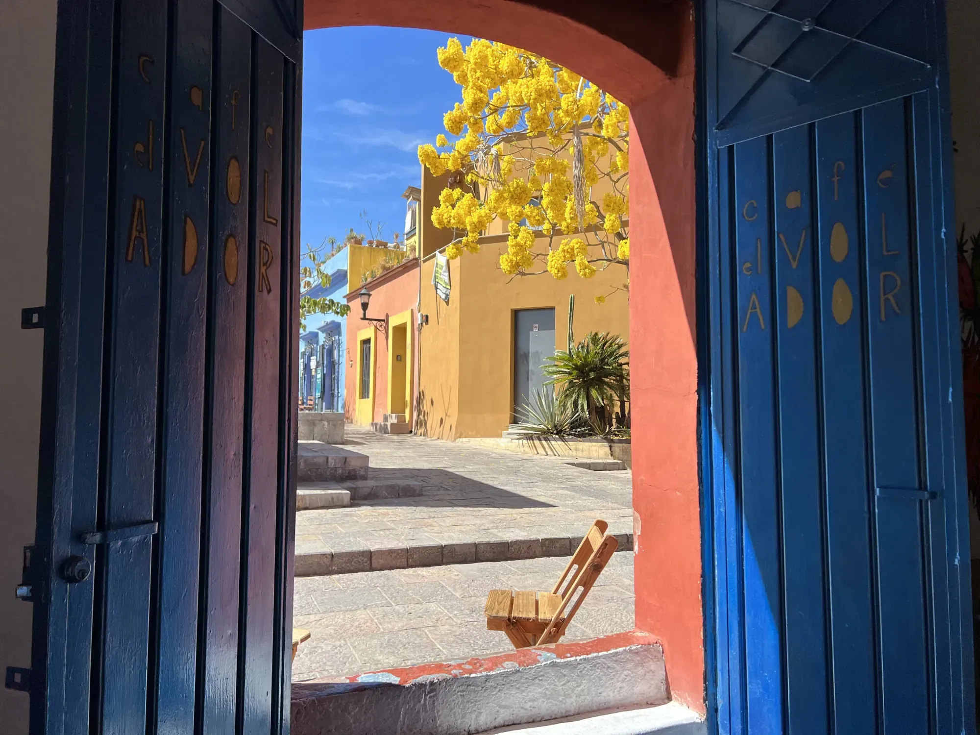 Quartiere colorato di Oaxaca