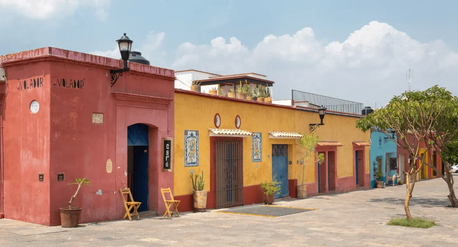 Piazza in centro ad Oaxaca