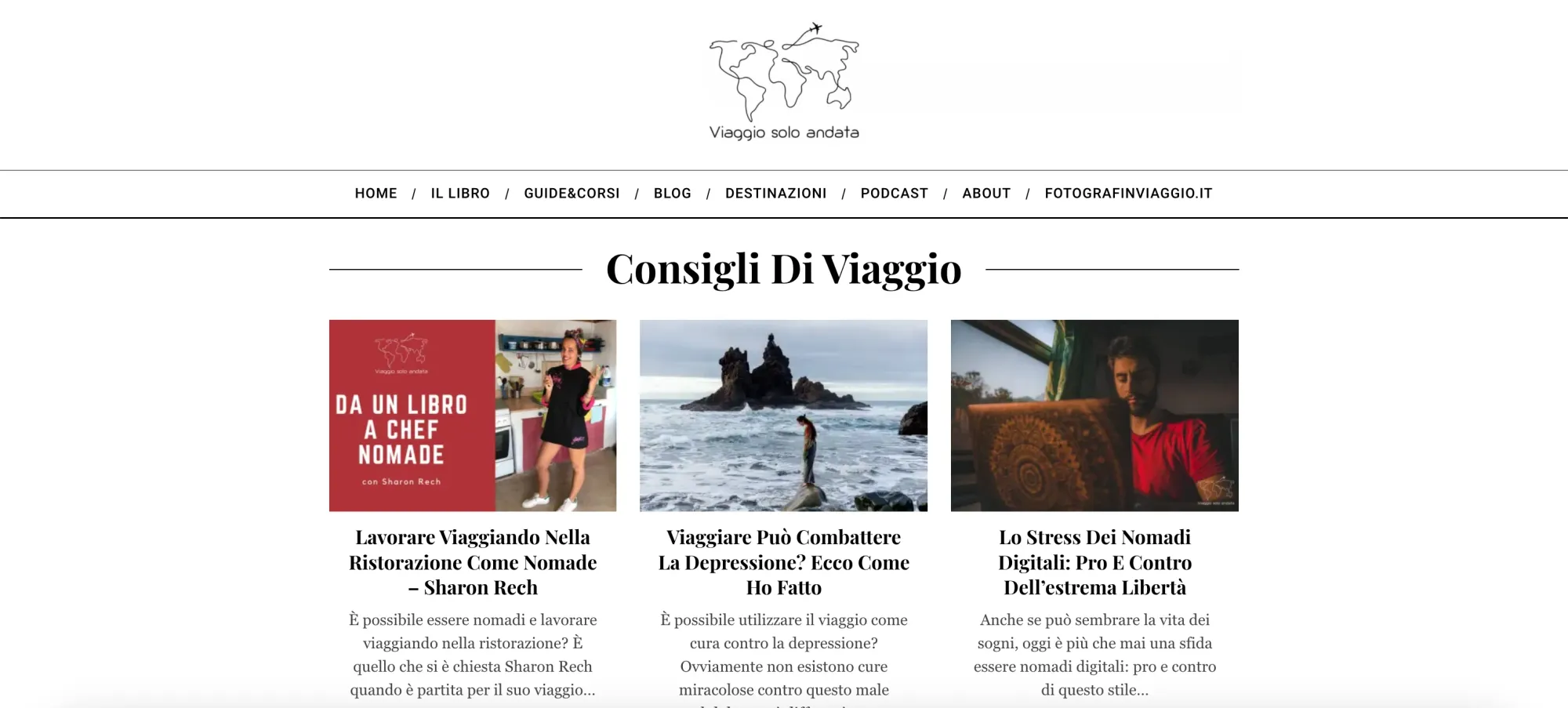 Viaggio Solo Andata, un blog di due nomadi digitali italiani
