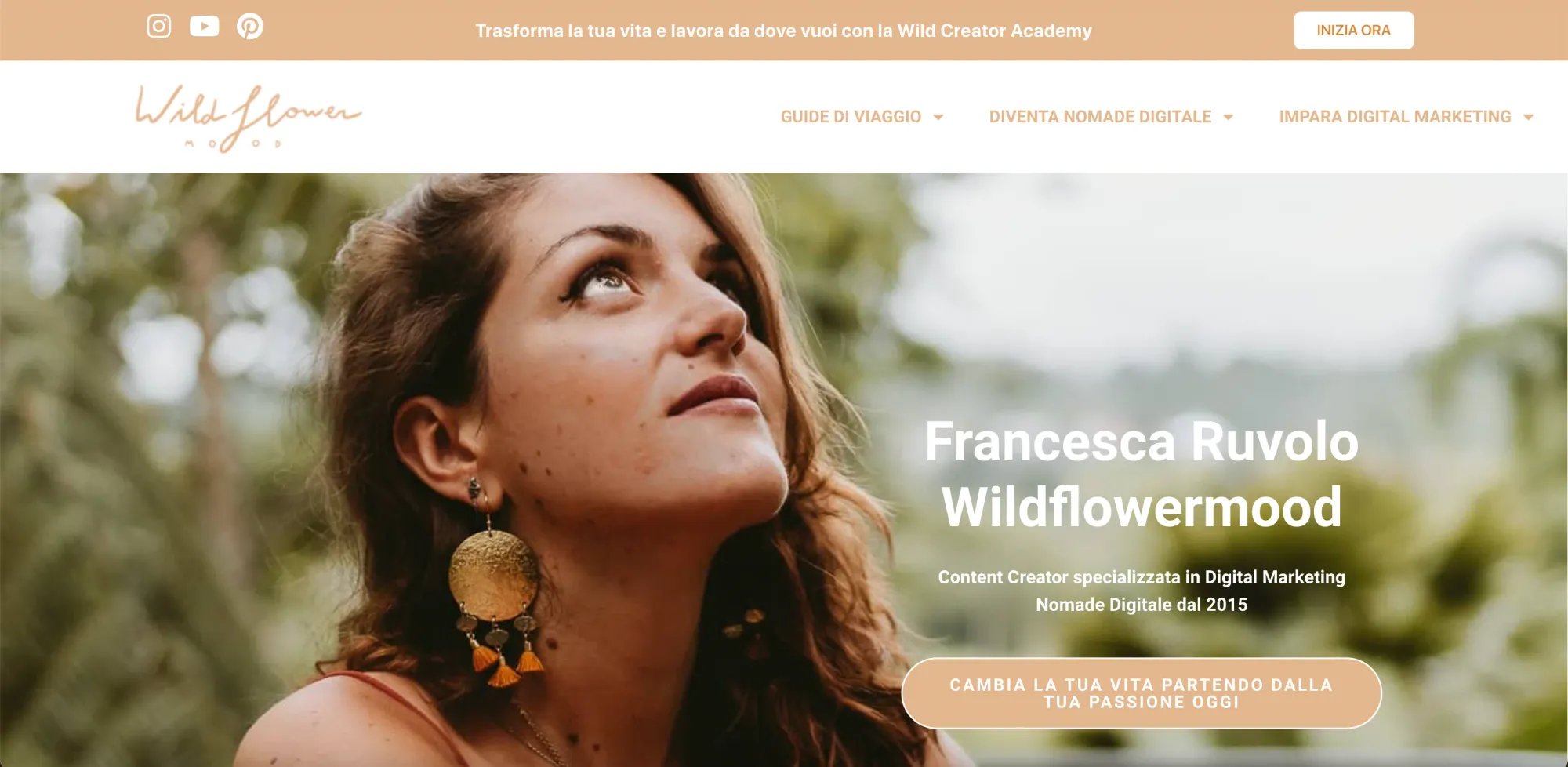 wildflowermood, un blog di Francesca Ruvolo, una nomade digitale italiana