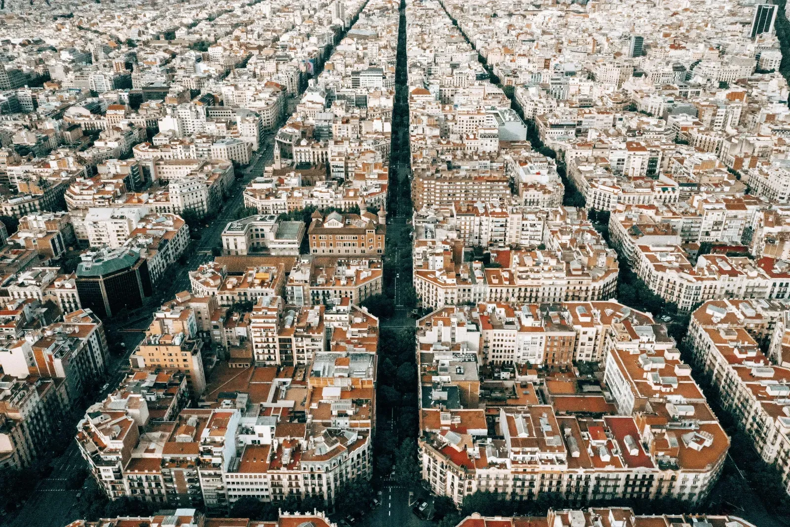 Barcellona vista dall'alto