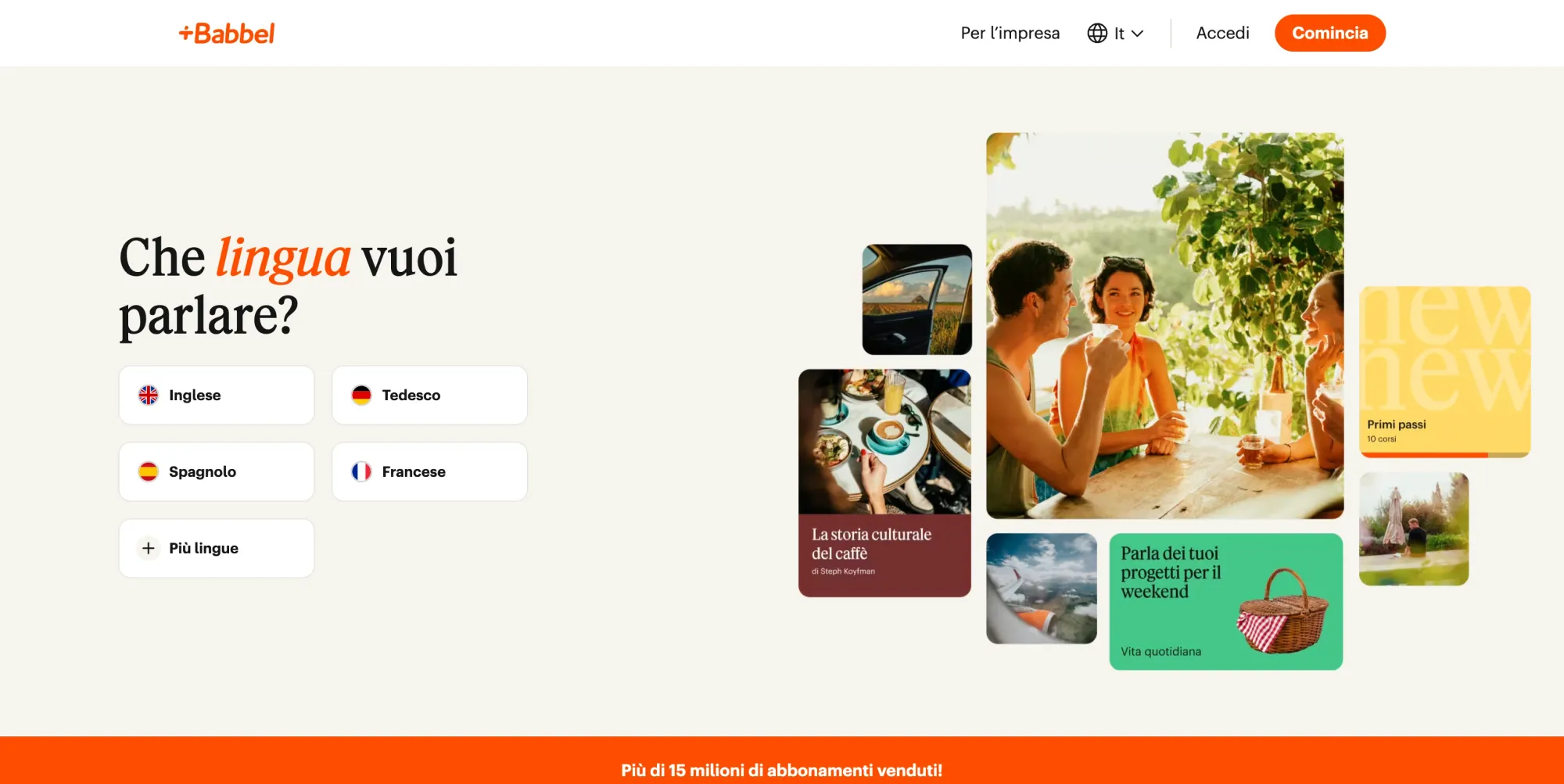 babbel homepage