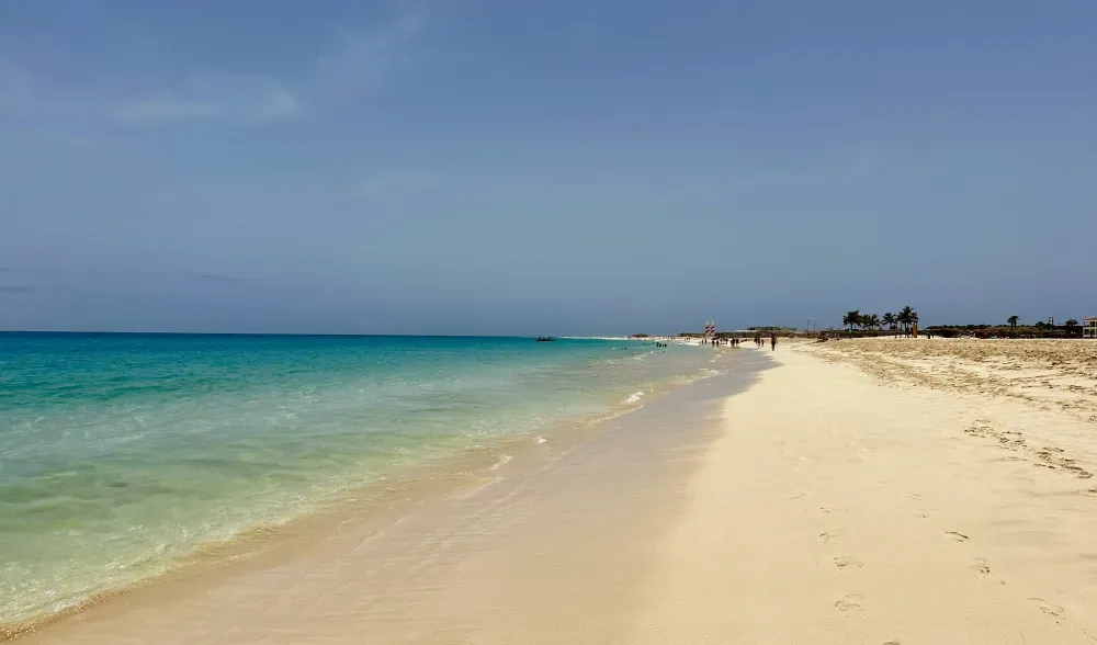 Un'immagine completamente diversa rispetto all'Europa: solo spiagge infinite e quasi vuote!