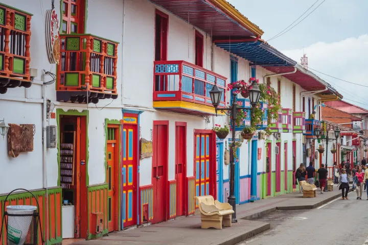 Immagine di una cittadina in Colombia