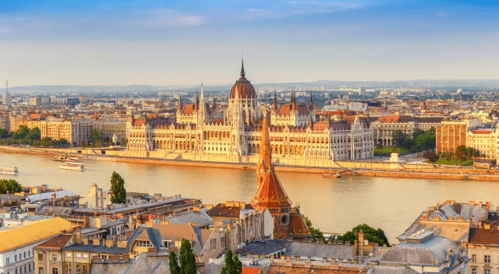 Vista su Budapest, Ungheria